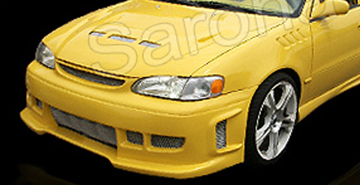 Custom Toyota Corolla  Sedan Front Bumper (1998 - 2002) - $430.00 (Part #TY-042-FB)